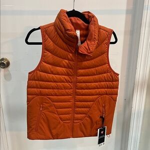 lululemon athletica Orange Puffer Vest